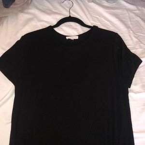 black tee shirt dress